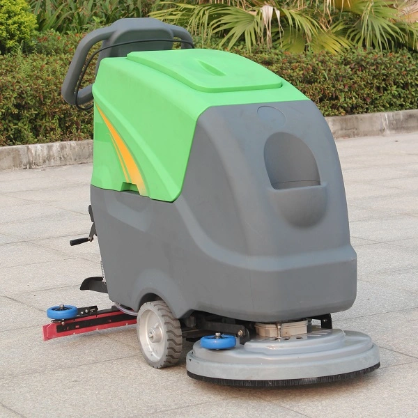 Chinese Walk Behind Sweeper Supermarket Floor Sweeper Cleaning Scrubber Auto Scrubber (DQX5/5A)