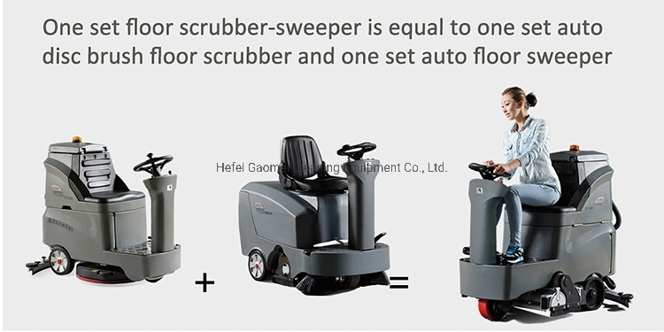 Logistics Warehouse and Epoxy Resin Floor Scrubber Sweeper