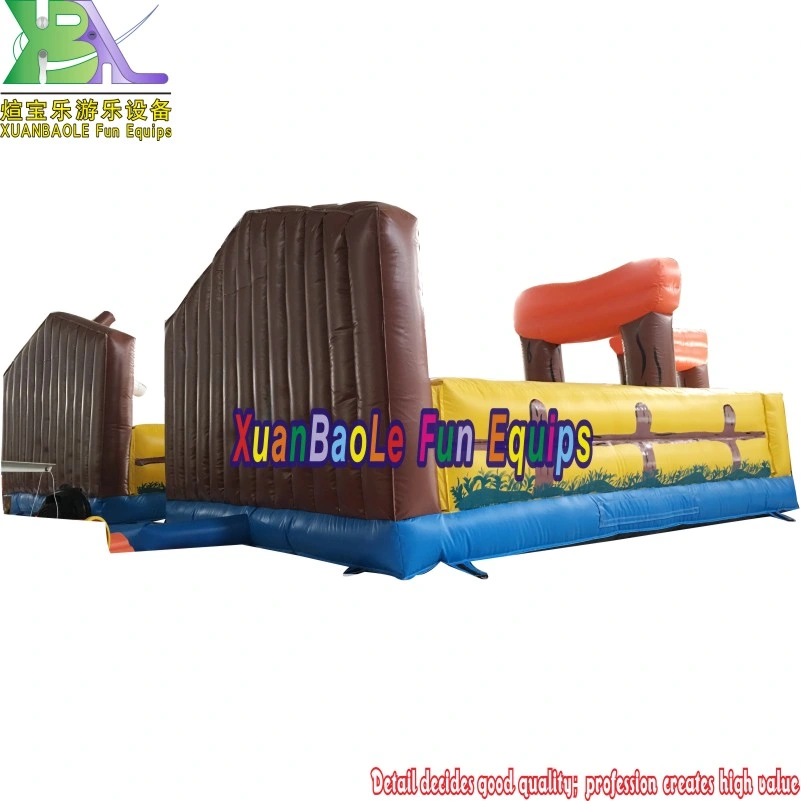 Amusement Park Sport Game Auto and Manual Mode with Different Speed Inflatable Mechanical Rodeo Bull Riding Machine