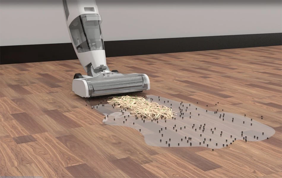 Hikins S600 Best Vacuum Cleaner Floor Scrubber with 8000PA Suction