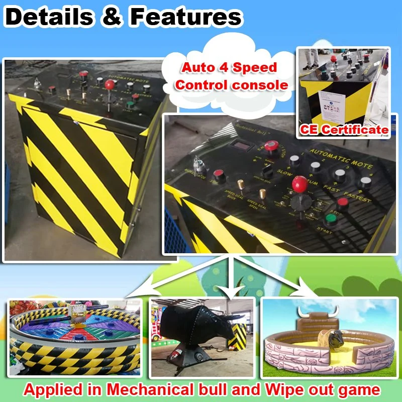 Inflatable Wipe out Game Commercial Grade Inflatable Mechanical bull sweeper games Inflatable Meltdown Game for Fun