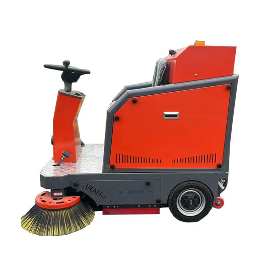 Sidewalk Road Snow Walk Behind Street Sweeper Ride on Floor Cleaners Commercial Electric Auto Floor Sweeper