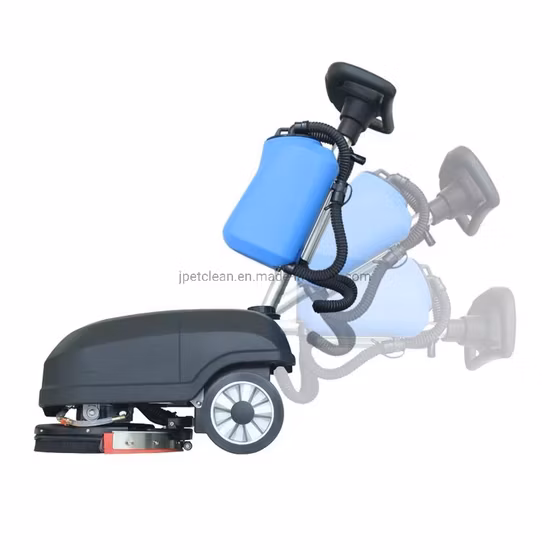 18 Inch Brush Factory Industry Using Hand Push Cleaning Machine Walk Behind Floor Scrubber Dryer