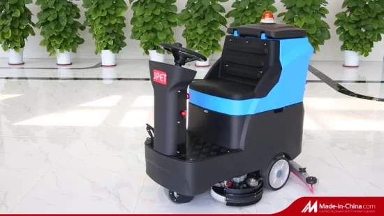 China Manufacturer Industrial Auto Ride-on Electric Cleaning Equipment Washing Machine Floor Scrubber