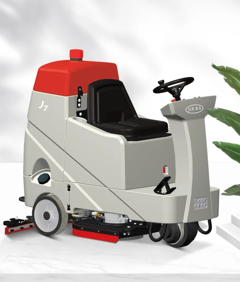 Driving Ground Washing Machine Industrial Commercial Brush Suction and Tow Integrated Sweeper