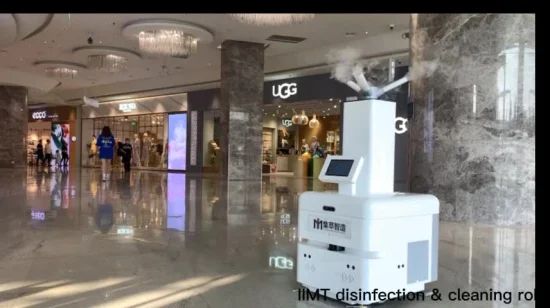 Commercial Floor Cleaning Robot Equipment Artificial Intelligence Industrial Robots Intelligent Sweeping Robot & Disinfection Robot