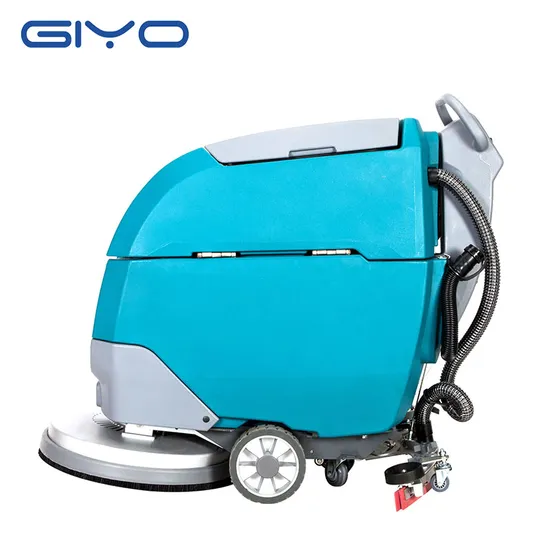 Industrial Battery Powered Cleaning Machine Single Disc Electric Walk Behind Floor Scrubber