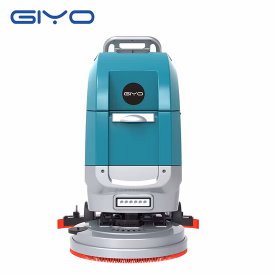 Industrial Battery Powered Cleaning Machine Single Disc Electric Walk Behind Floor Scrubber