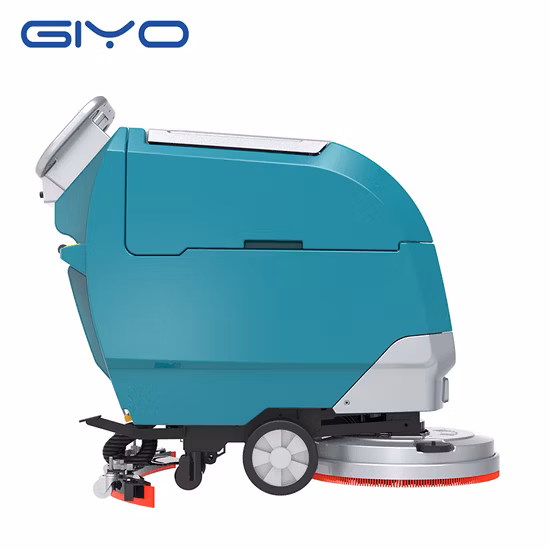 Industrial Battery Powered Cleaning Machine Single Disc Electric Walk Behind Floor Scrubber