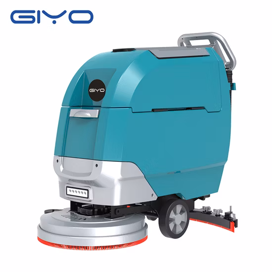 Industrial Battery Powered Cleaning Machine Single Disc Electric Walk Behind Floor Scrubber