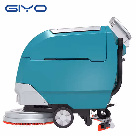 Industrial Battery Powered Cleaning Machine Single Disc Electric Walk Behind Floor Scrubber