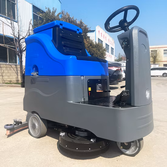 360-Degree Bi-Directional Rotating Self-Cleaning Intelligent Floor Scrubber