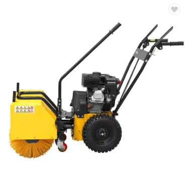 Competitive Price Outdoor Gas Power Sweeper Snow Plow Walk Behind Street Snow Sweeper for Sale
